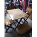 THANH LÝ BỘ BÀN GHẾ CAFE, QUÁN ĂN CHẤT LIỆU GỖ GHÉP